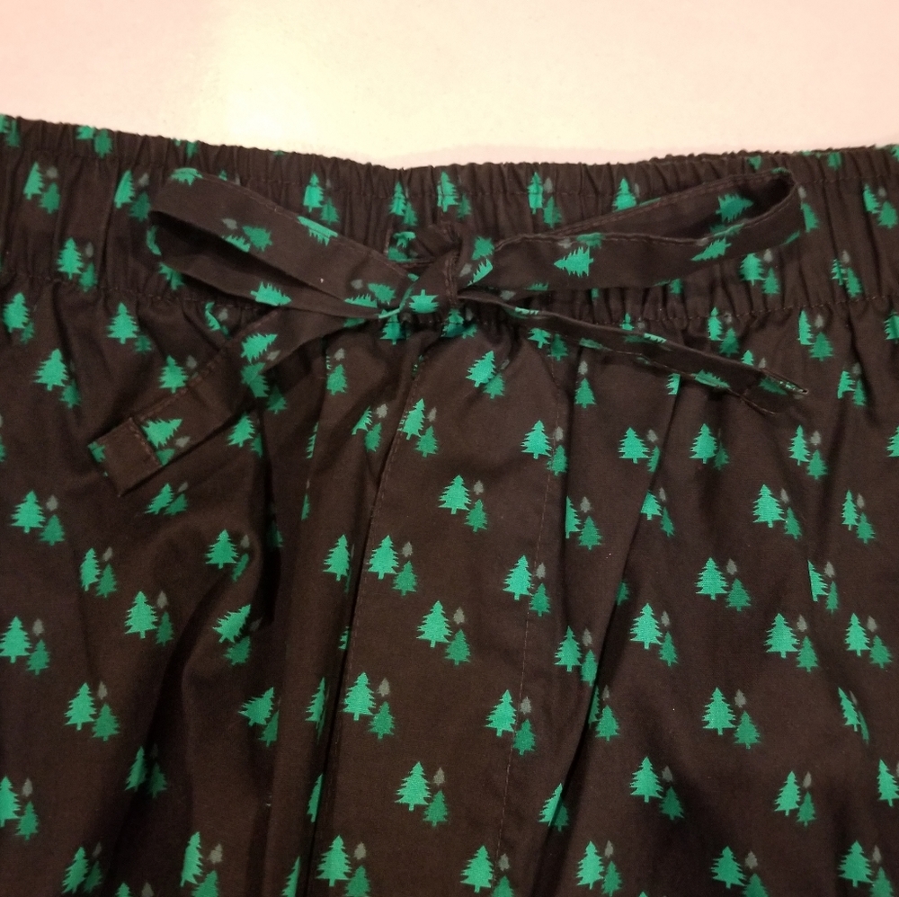 Club Room Black & Green Tree Print Lounging Sleep Pant XL NWT - Picture 6 of 8